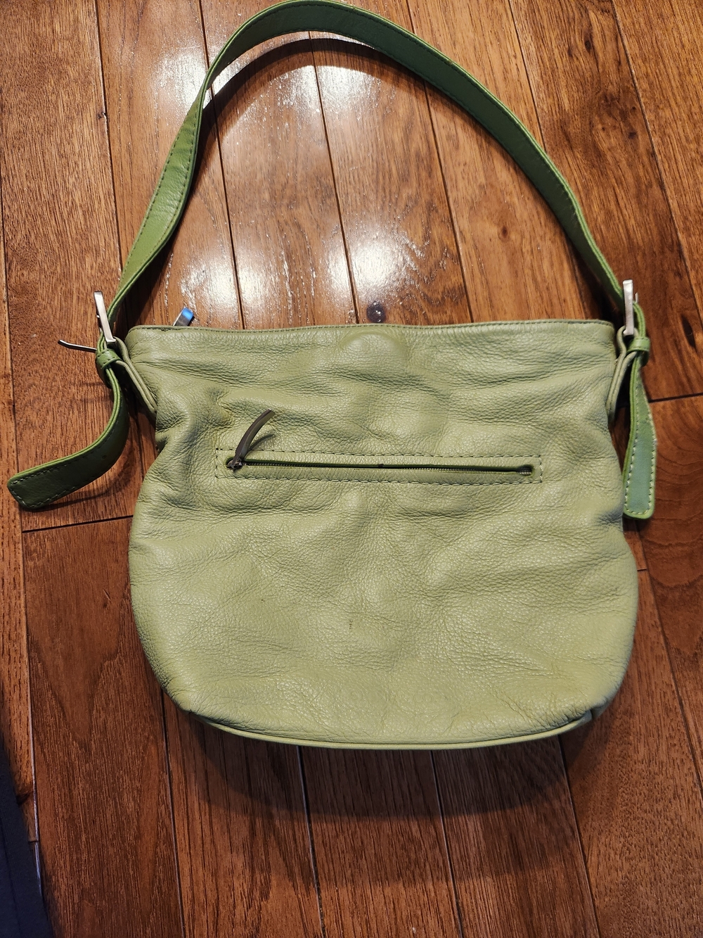 Stone & Co. Light Green Leather Shoulder Bag P-002